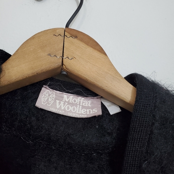 Vintage Moffat Woollens Mohair/Wool Black Jacket - Picture 3 of 4